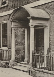 Doorway, The Close, Salisbury, Wilts (s/b fotoğraf) by William Galsworthy Davie