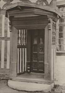 Kapı, Orta Ev, Mayfield, Sussex (s/b fotoğraf)