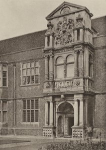 Doorway, The North Wing, Cobham Hall, Kent (s/b fotoğraf)