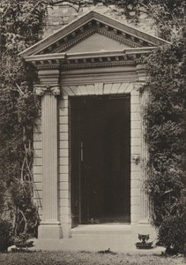 Doorway, The Vicarage, Hailsham, Sussex (s/b fotoğraf) by William Galsworthy Davie