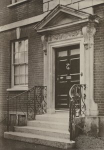 Kapı, Wimborne, Dorset (s/b fotoğraf) by William Galsworthy Davie