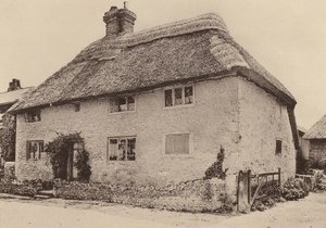 Çiftlik Evi, Amberley, Batı Sussex (b/w fotoğraf)