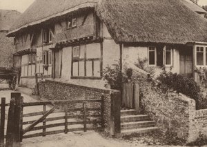 Çiftlik Evi, Bury, Batı Sussex (b/w fotoğraf) by William Galsworthy Davie