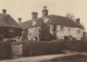 Market Cross House, Hawkhurst, Kent (b/w fotoğraf) by William Galsworthy Davie