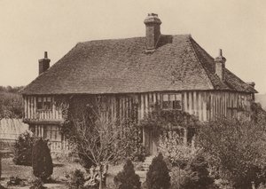 Pattenden, Goudhurst, Kent (b/w fotoğraf) by William Galsworthy Davie