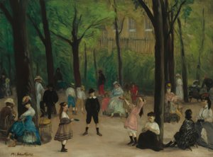 Lüksemburg Bahçesi by William Glackens