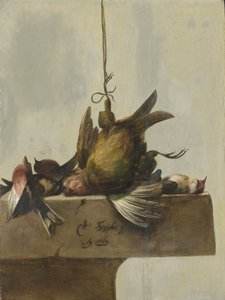 Kuşlarla Natürmort