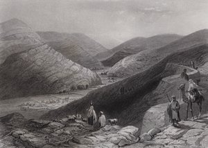 Etham, Beytüllahim yakınında (gravür) by William H. Bartlett