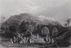 Samiriye Tepesi (gravür) by William H. Bartlett