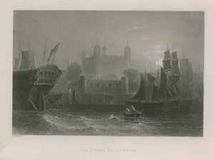 Londra kulesi by William H. Bartlett