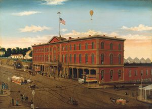 Üçüncü Cadde Demiryolu Deposu, ca. 1859-60. by William H Schenck