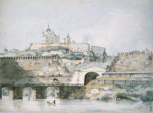 Smolensk şehrinin görünümü, 1787 by William Hadfield