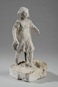 Koşan Kız Figürü için Maket (alçı) (ayrıca bkz. 440337) by William Hamo Thornycroft