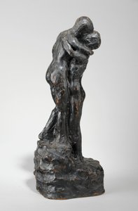 Öpücük için maket, c.1916 (boyalı alçı) (ayrıca bkz. 440229)