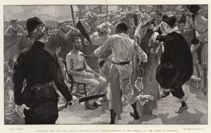Crossing the Line, the Duke of Cornwall and York submitting to the Ordeal at the Court of Neptune  by William Hatherell