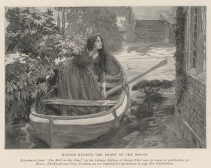 Maggie evin önüne yaklaştı by William Hatherell