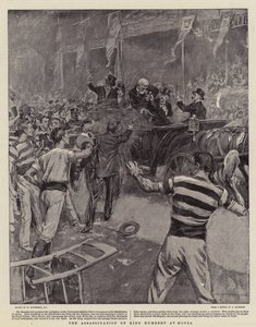 Monza'da Kral Humbert Suikastı by William Hatherell
