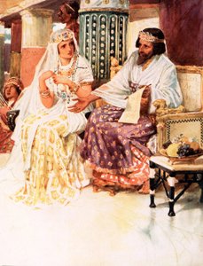 Sheba Kraliçesi by William Hatherell