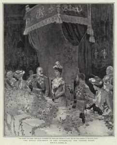 Lonca Salonundaki Kraliyet Öğle Yemeği, İkinci Tost by William Hatherell