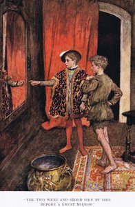 'İkisi gidip büyük bir aynanın önünde yan yana durdu' by William Hatherell