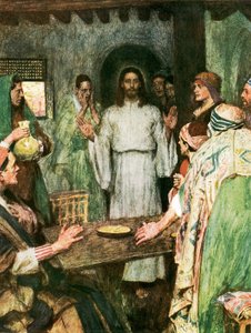 Sonra İsa geldi ve onların ortasında durdu by William Hatherell