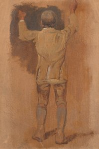 Arkadan Görülen Bir Damadın Çalışması by William Havell