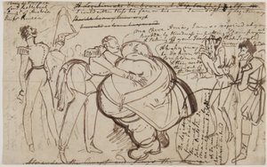 Kongrede Bir Öpücük, 1818 by William Heath
