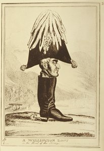 Bir Wellington Botu veya Ordunun Başı, 1827 by William Heath