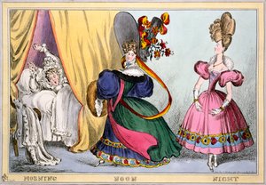 Sabah Öğlen Gecesi, c.1828 (el boyaması gravür)