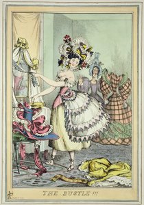 The Bustle, Thomas McLean, Londra tarafından yayınlandı (renkli gravür) by William Heath