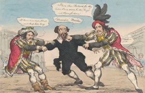 Rakip Richards veya Tehlikedeki Shakespeare, 18 Mayıs 1814. by William Heath