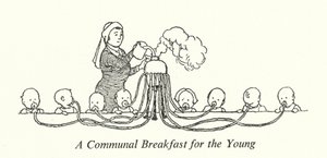 Gençler için Ortak Kahvaltı (lito) by William Heath Robinson