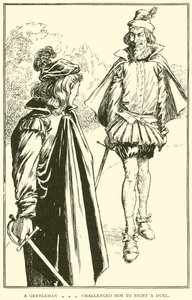 Bir beyefendi ? düelloya davet etti by William Heath Robinson