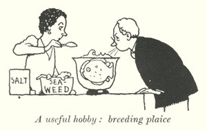 Yararlı bir hobi, üreme pisliği (lito) by William Heath Robinson
