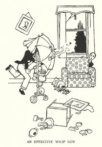 Etkili Bir Yaban Arısı Tabancası (lito) by William Heath Robinson