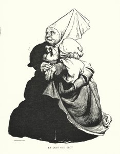 Çirkin bir yaşlı tırıs (lito) by William Heath Robinson