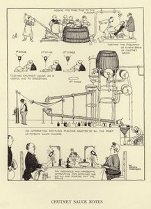 Chutney sosu notları by William Heath Robinson