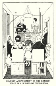 Bungalov Yemek Odasında (lito) Sınırlı Alanın Kompakt Düzenlemesi by William Heath Robinson