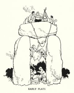 Erken Daireler (lito) by William Heath Robinson