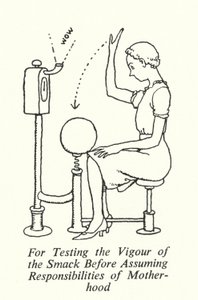 Anneliğin Sorumluluklarını Üstlenmeden Önce Şakanın Gücünü Test Etmek İçin (lito) by William Heath Robinson