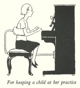Bir çocuğu muayenehanesinde tutmak için (lito) by William Heath Robinson