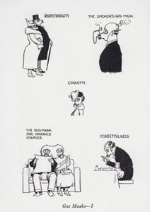 Gaz Maskeleri - I (lito) by William Heath Robinson