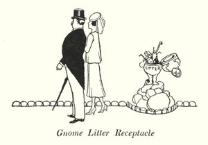 Gnome Çöp Kutusu (lito) by William Heath Robinson