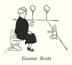 Gnome Koltukları (lito) by William Heath Robinson