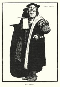 Hans Carvel (taş) by William Heath Robinson