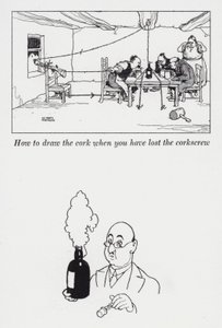 Tirbuşonu kaybettiğinizde mantar nasıl çizilir (lito) by William Heath Robinson