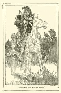 Don Kişot (lito) için çizim by William Heath Robinson