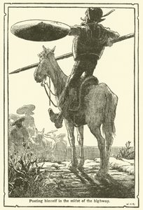 Don Kişot (lito) için çizim by William Heath Robinson