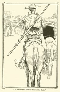 Don Kişot (lito) için çizim by William Heath Robinson