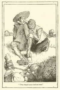 Don Kişot (lito) için çizim by William Heath Robinson